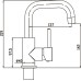 Смеситель Elghansa Cliq 16A1024-Champagne для раковины