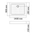 Поддон для душа BandHours Rectangular 914 Tray 140х90