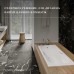 Чугунная ванна Vinsent Veron Aura 150x75x42 с дугообразными ручками цвет никель