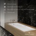 Чугунная ванна Vinsent Veron Aura 150x75x42 с дугообразными ручками цвет никель
