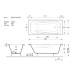 Чугунная ванна Vinsent Veron Aura 150x75x42
