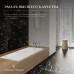 Чугунная ванна Vinsent Veron Aura 150x75x42 с дугообразными ручками цвет никель