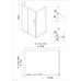 Душевое ограждение Niagara NG-42-12AG-A110G 120x110