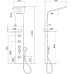 Душевая панель Am.Pm Joy W85P-2-136AW