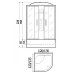 Душевая кабина River Temza 135/135/55 ТН 135x135
