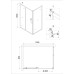 Душевое ограждение Niagara NG-42-10AG-A80G 100x80