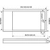 Душевой поддон Good Door Stella 100x70 графит