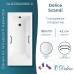 Ванна из искусственного камня Delice Scandi 180x70 глянцевая с черными ручками DLR330029RB-G
