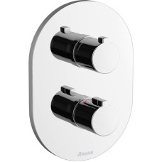 Термостат Ravak Chrome CR 064.00 С ВНУТРЕННЕЙ ЧАСТЬЮ, для душа 