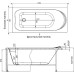 Акриловая ванна Aquanet Nord 150x70