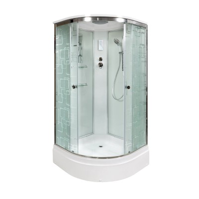 Душевая кабина AvaCan EM3011 EL 110x110 с электрикой