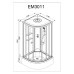 Душевая кабина AvaCan EM3011 EL 110x110 с электрикой