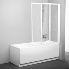 Шторка на ванну Ravak VS3 115 Rain, профиль белый 