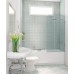 Шторка на ванну GuteWetter Trend Pearl GV-861A правая 70 см стекло бесцветное, фурнитура хром