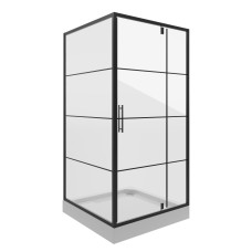 Душевое ограждение Niagara NG-0280-08 BLACK 80x80