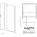 Душевая дверь в нишу Radaway Almatea DWJ 110 стекло графит L