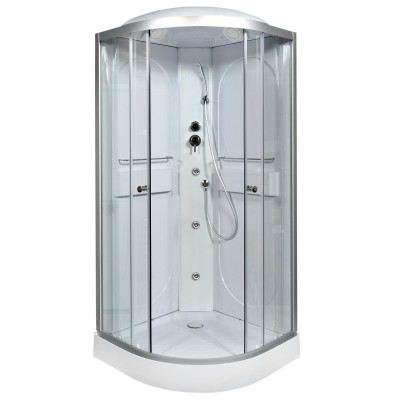 Душевая кабина AvaCan L 601 100x100 с гидромассажем