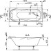 Акриловая ванна Vagnerplast Minerva 170x70