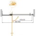 Душевая дверь в нишу Cezares Slider B 1 80/90 C Cr