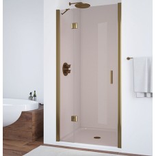 Душевая дверь в нишу Vegas Glass AFP 110 05 05 L профиль бронза, стекло бронза 