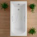 Ванна из искусственного камня Delice Scandi 180x75 глянцевая с ручками хром DLR330030R-G