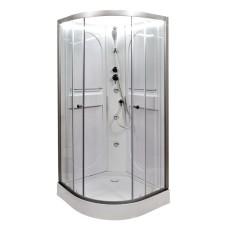 Душевая кабина AvaCan L608 N LED+GM 80x80 с гидромассажем