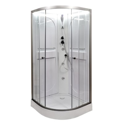 Душевая кабина AvaCan L608 N LED+GM 80x80 с гидромассажем
