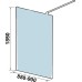 Душевая перегородка Weltwasser WW400 Walk-In 90G-1