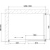 Душевой уголок Vegas Glass ZP+ZPV 130*90 09 10 профиль золото, стекло сатин
