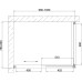 Душевой уголок Vegas Glass ZP+ZPV 100*80 09 10 профиль золото, стекло сатин