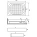 Поддон для душа RGW Acrylic Lux/TN 100x80