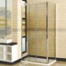 Душевой уголок RGW Classic CL-40 (960-1010)х900 профиль хром, стекло чистое