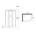Душевая кабина Niagara E120/80/13L/TN 120x80