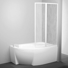 Шторка на ванну Ravak VSK2 Rosa 150 R Rain 