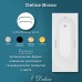 Ванна из искусственного камня Delice Bravo 170x75 глянцевая с ручками хром DLR330035R-G