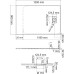 Поддон для душа Wasserkraft Elbe 74T07 120x90