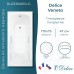 Ванна из искусственного камня Delice Veneto 170x75 глянцевая с ручками хром DLR330061R-G