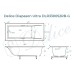 Ванна из искусственного камня Delice Diapason Ultra с узким бортом 180x80 глянцевая с черными ручками DLR330052RB-G