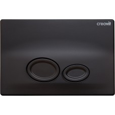 Кнопка смыва Creavit Drop GP2002.01 черный матовый 