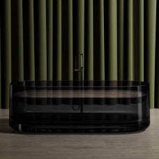 Прозрачная ванна ABBER Kristall AT9708Onyx 170x75