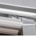 Душевая дверь в нишу GuteWetter Practic Door GK-403A левая 131-135 см стекло бесцветное, профиль матовый хром