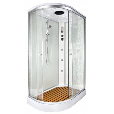 Душевая кабина Deto EM1511 R 110x80 с электрикой и гидромассажем
