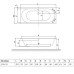 Акриловая ванна Excellent Oceana 180x80