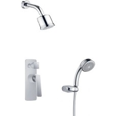 Душевой комплект Timo Helmi SX-4059/00-16SM chrom-white С ВНУТРЕННЕЙ ЧАСТЬЮ 