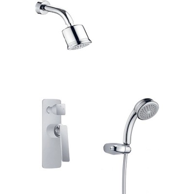 Душевой комплект Timo Helmi SX-4059/00-16SM chrom-white С ВНУТРЕННЕЙ ЧАСТЬЮ