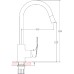 Смеситель 1 Orange Astin M21-008cr для кухонной мойки