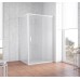 Душевой уголок Vegas Glass ZP+ZPV 120*90 01 10 профиль белый, стекло сатин