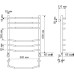 Полотенцесушитель водяной Secado Агата 2 50x60