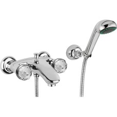 Смеситель Migliore Axo Swarovski ML.AXO-602F Cr для ванны с душем 