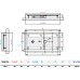 Поддон для душа Novellini Olympic Plus 160x75 см White высокий